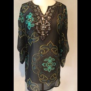 Hale Bob Tunic Size Large